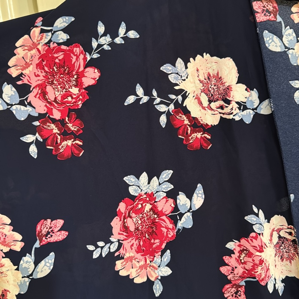 EUC Women’s Kimono top - Picture 2 of 7